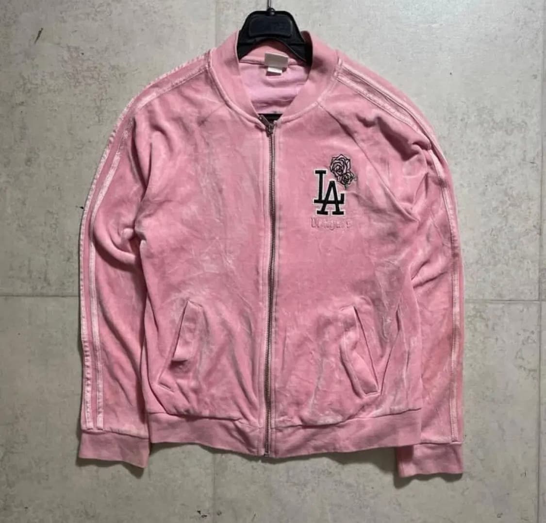 엘엠비 LA다저스 벨루어 딸기우유 트랙탑 대장급 상품이미지1