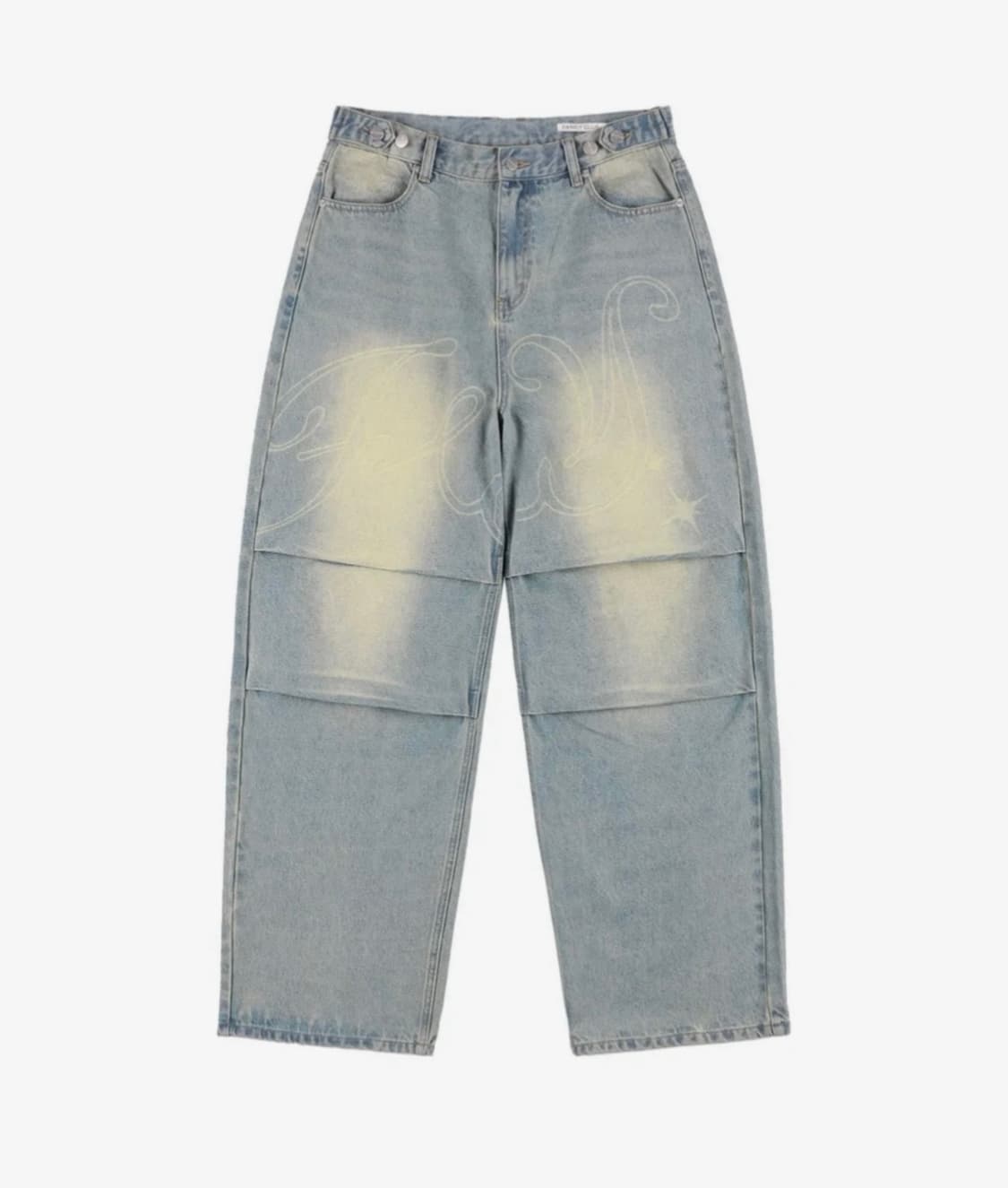 팬시클럽 엔젤 빈티지 워싱 핀턱팬츠 상품이미지3