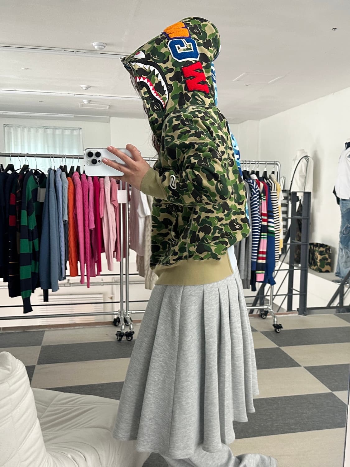 베이프 ABC 아수라 카모 풀 후드집업  상품이미지3