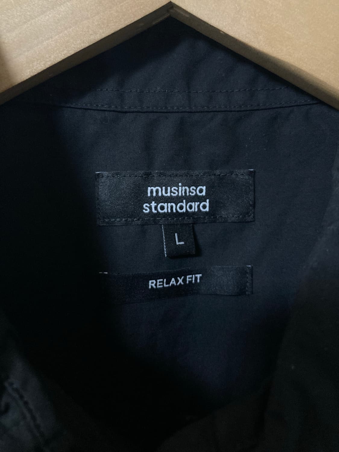 무신사 스탠다드 스트릿 릴렉스핏 포켓 셔츠 L 상품이미지3