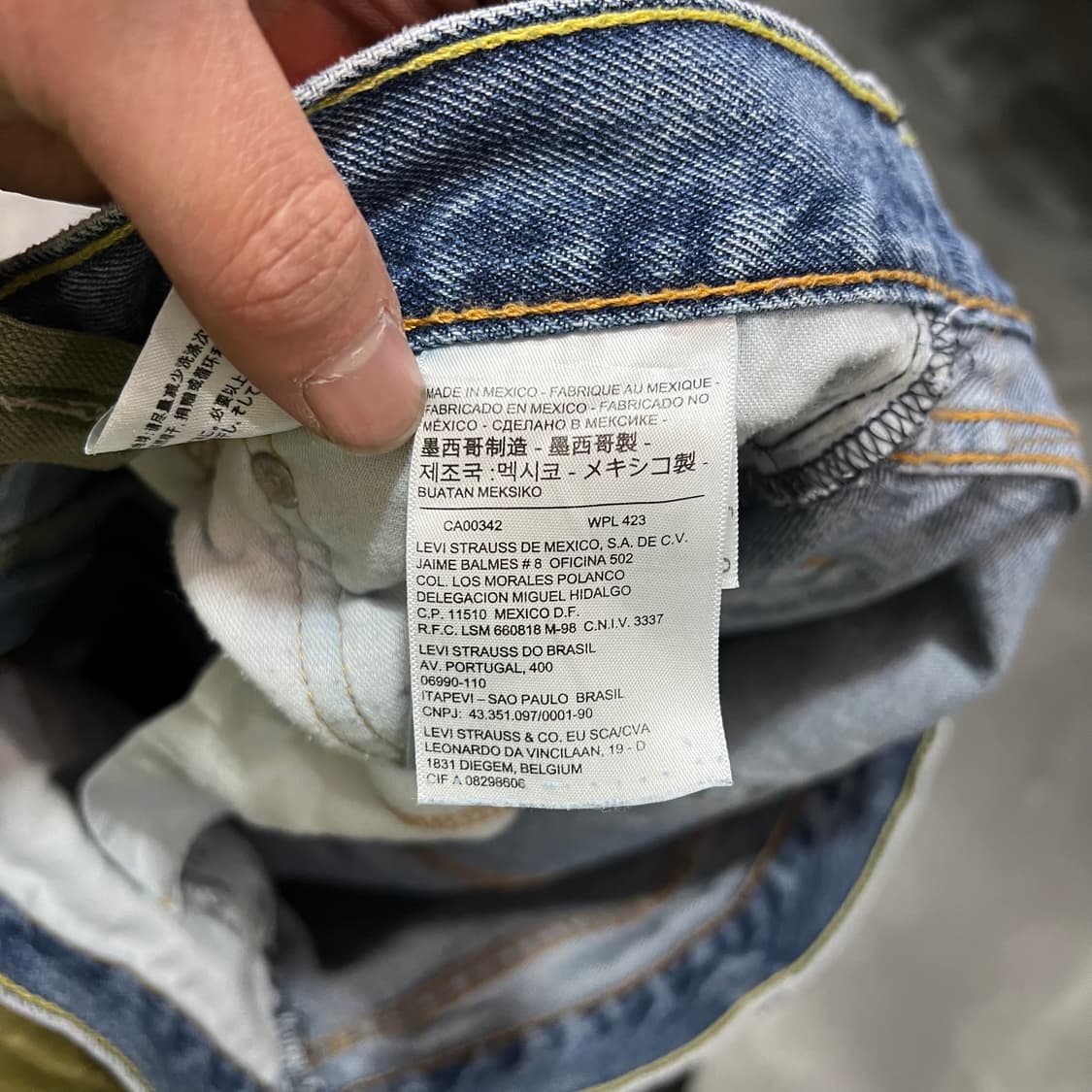  리바이스 505 데님 팬츠 y15234 상품이미지6