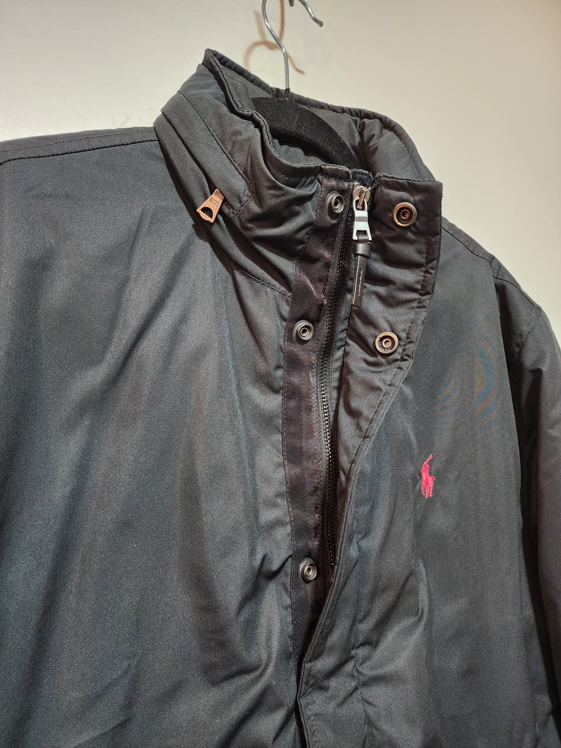 폴로 랄프로렌 남성 블랙 자켓 M 100 안감 겨울용 상품이미지3