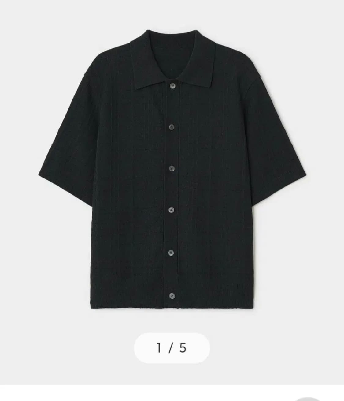 벨리에 쉐도우체크 숏 슬리브 가디건  상품이미지1