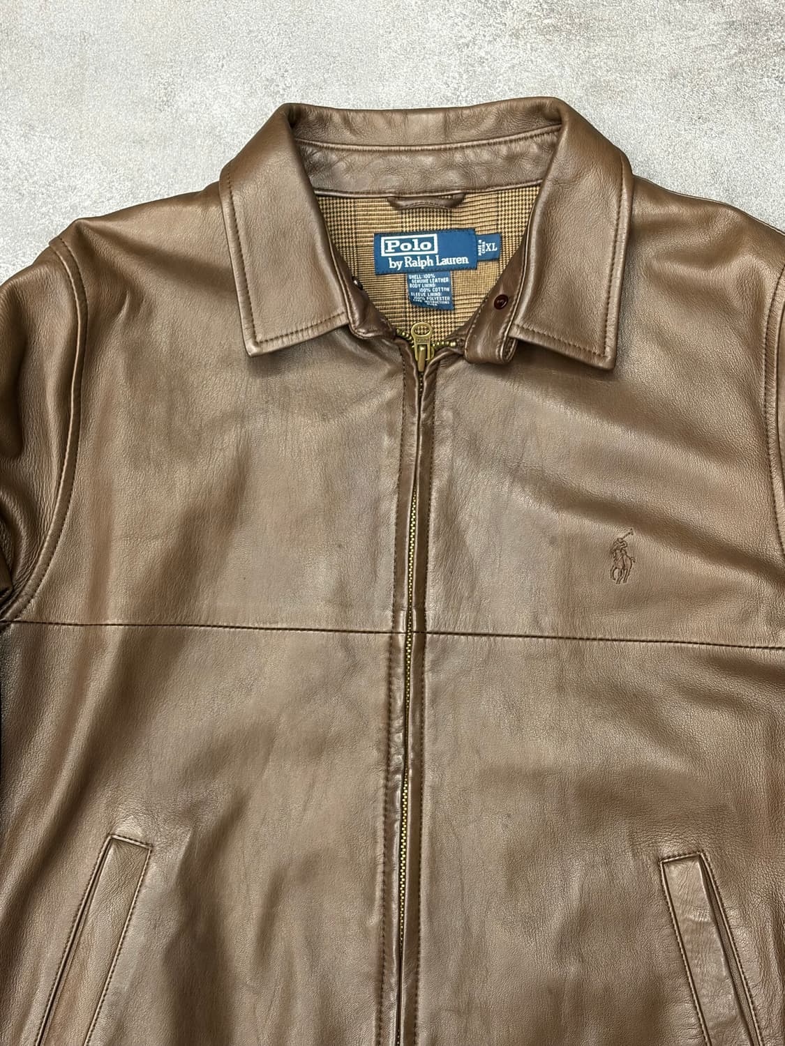 폴로 랄프로렌 맥스웰 브라운 양가죽 자켓 상품이미지4