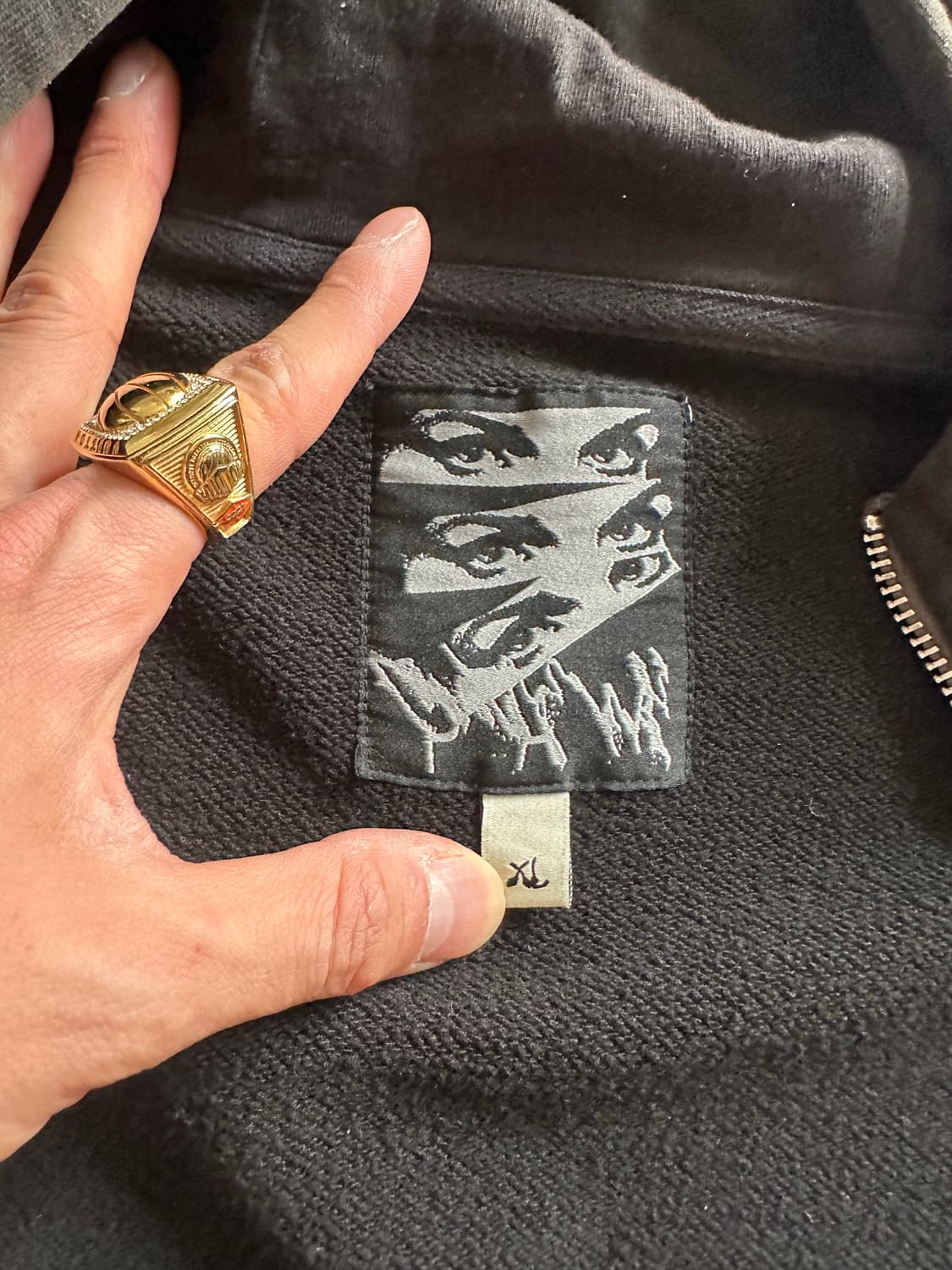 P.A.M. Perks and Mini 블랙 워시 후드 집업 XL 상품이미지3