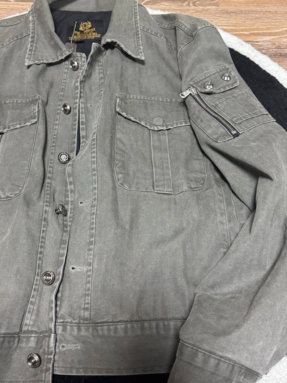 Pog service AVIATOR TRUCKER JACKET  상품이미지3