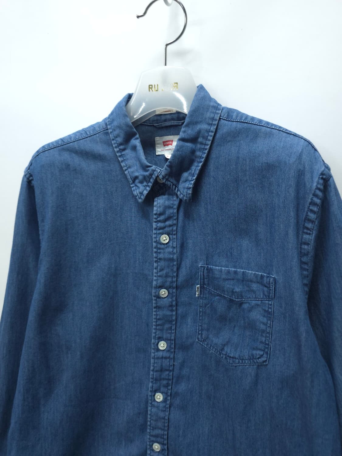 리바이스Levi's 화이트탭 데님셔츠 (남성M) 상품이미지2