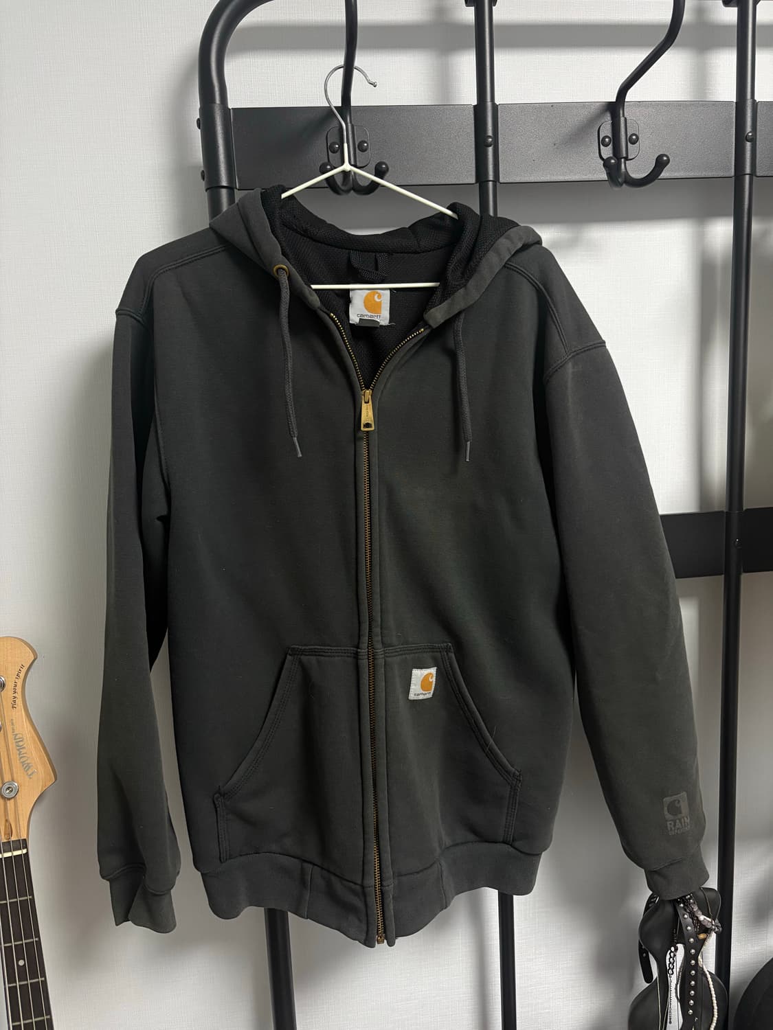 칼하트 차콜 후드집업 상품이미지1