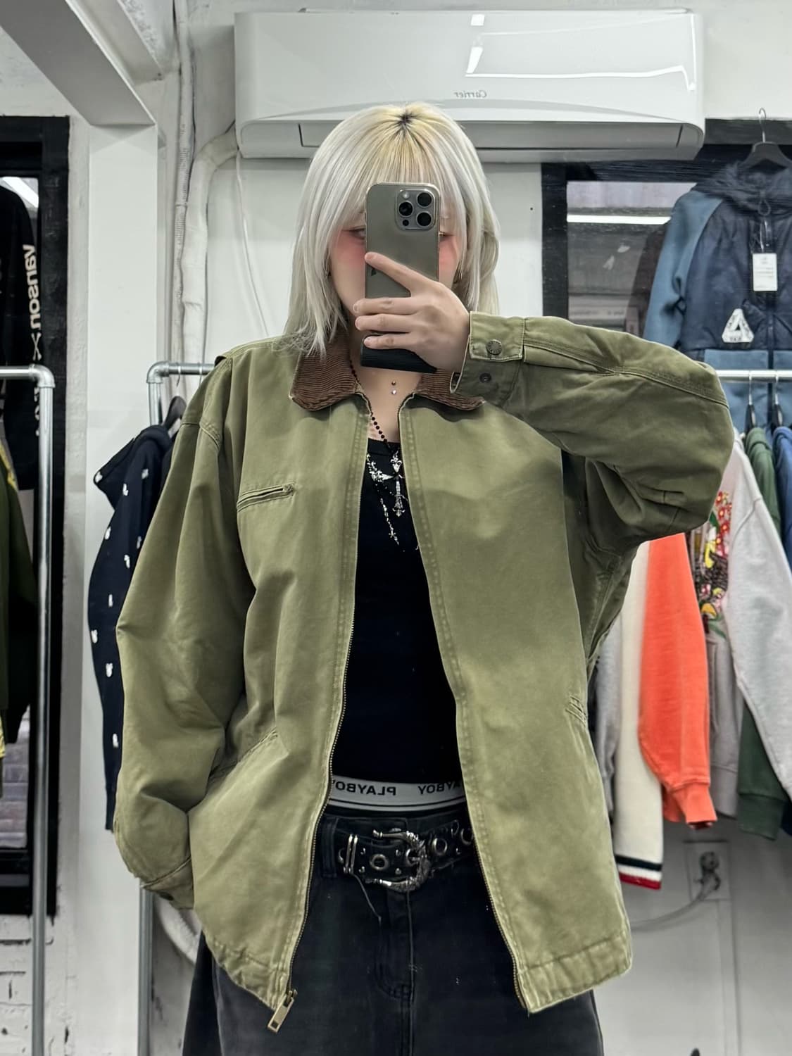 VTG 코튼 워크자켓 상품이미지1