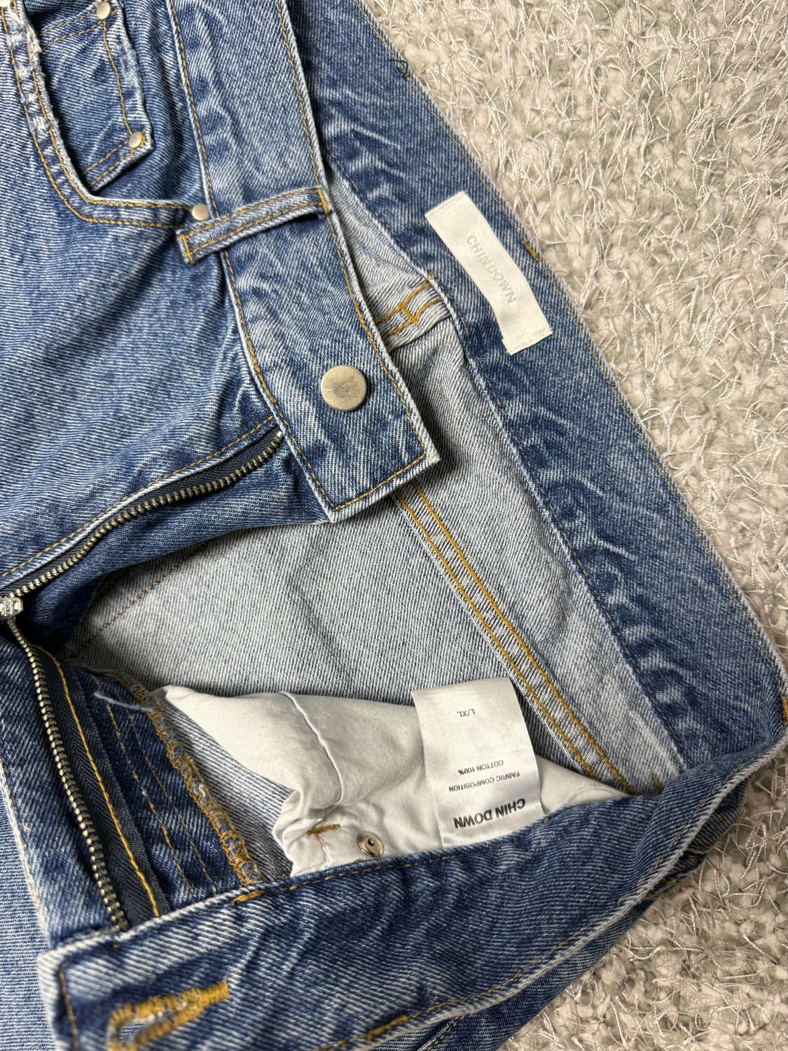 친다운 vintage washed denim blue 상품이미지2