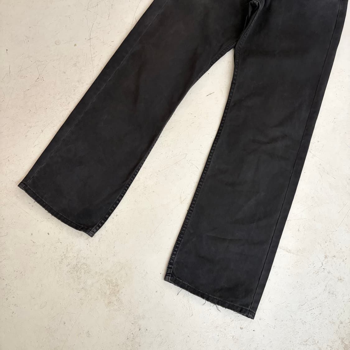 리바이스 521 빈티지 흑청 데님팬츠 32x32 상품이미지3