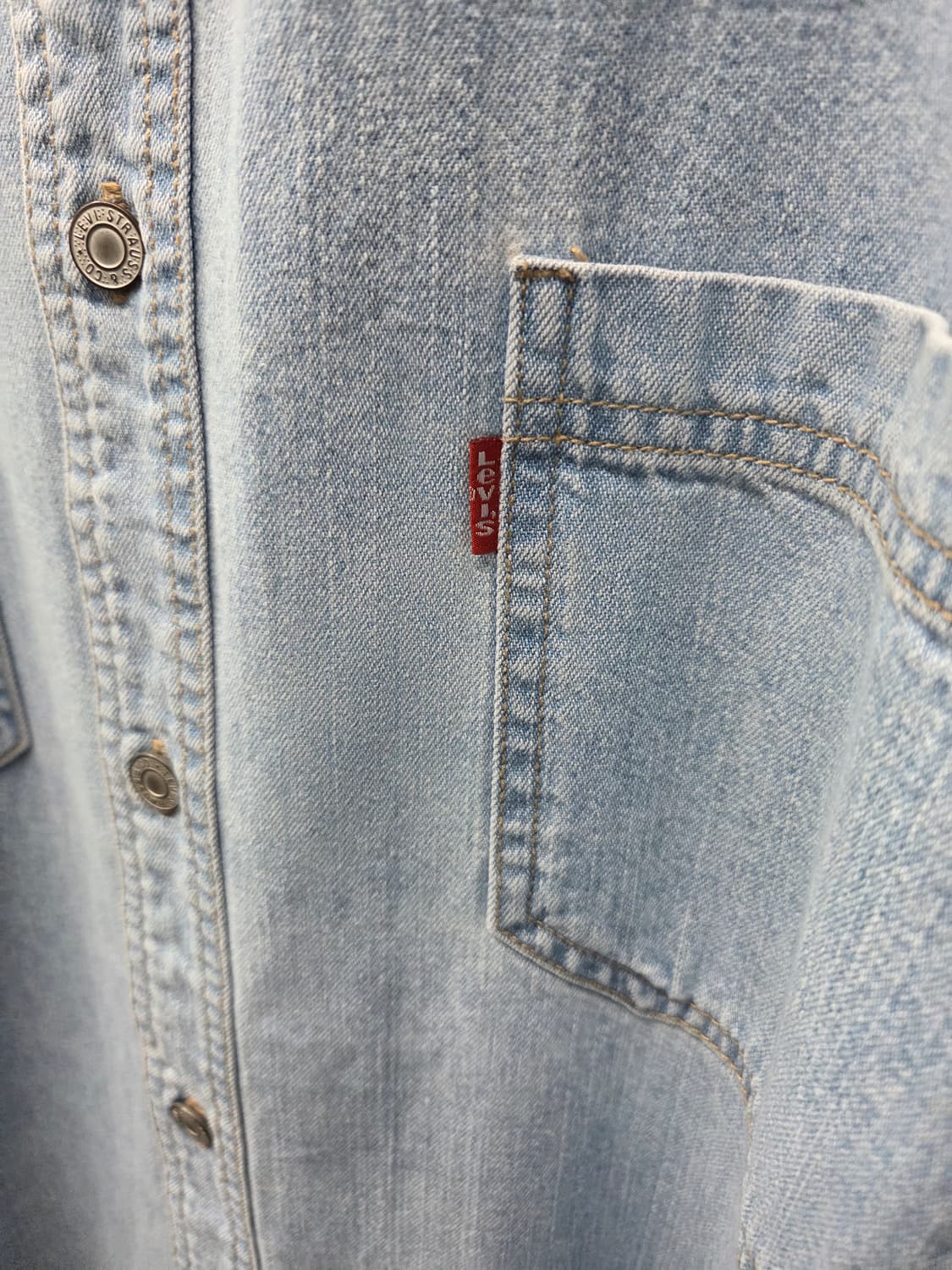 Levis 리바이스 연청 긴팔셔츠 상품이미지3