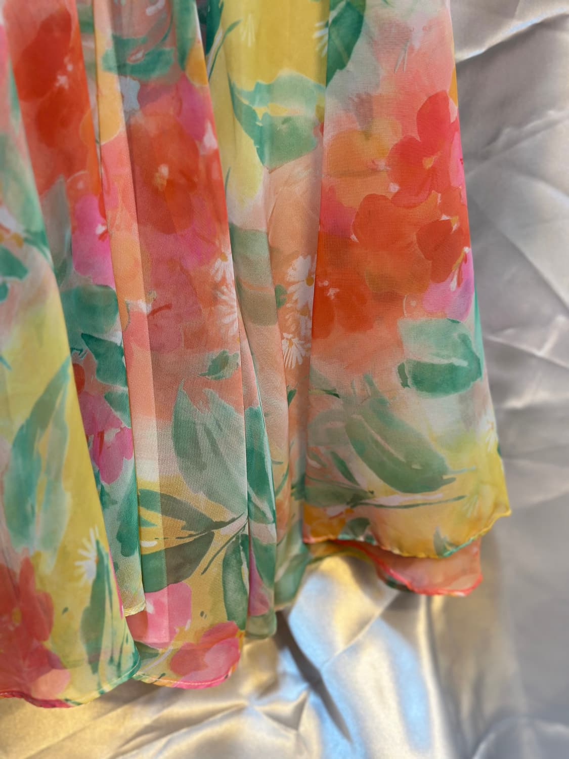 일본 빈티지 플라워 스커트 상품이미지6