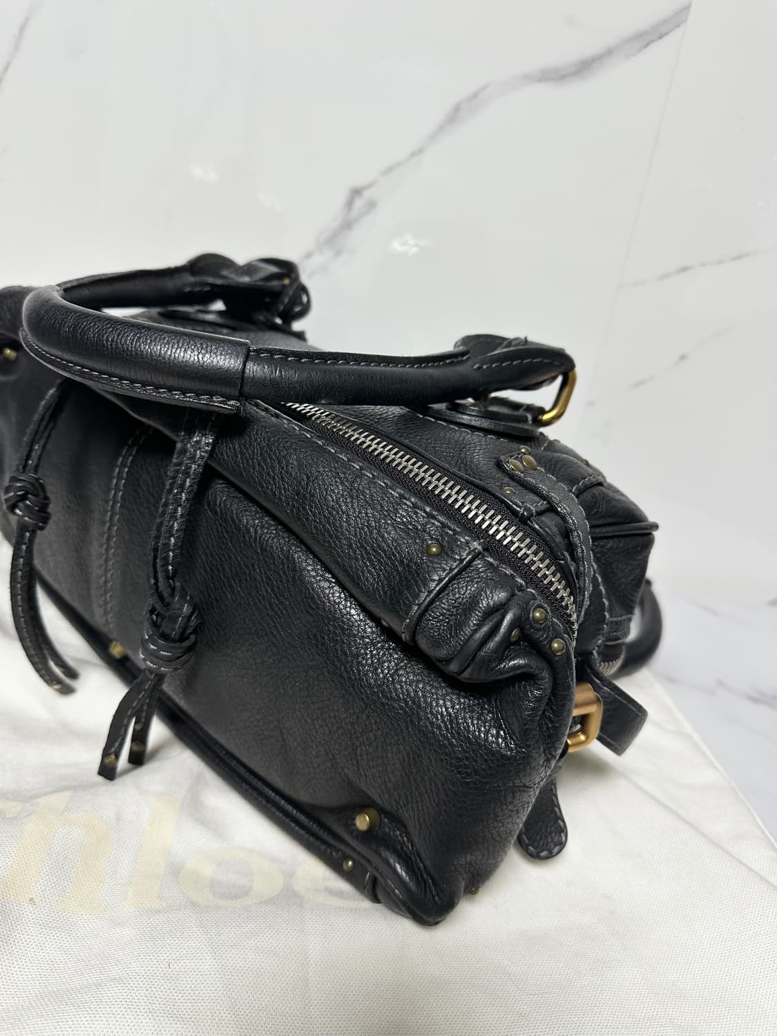 [A+ 정품] 끌로에 패딩턴백 블랙 금장 상품이미지4