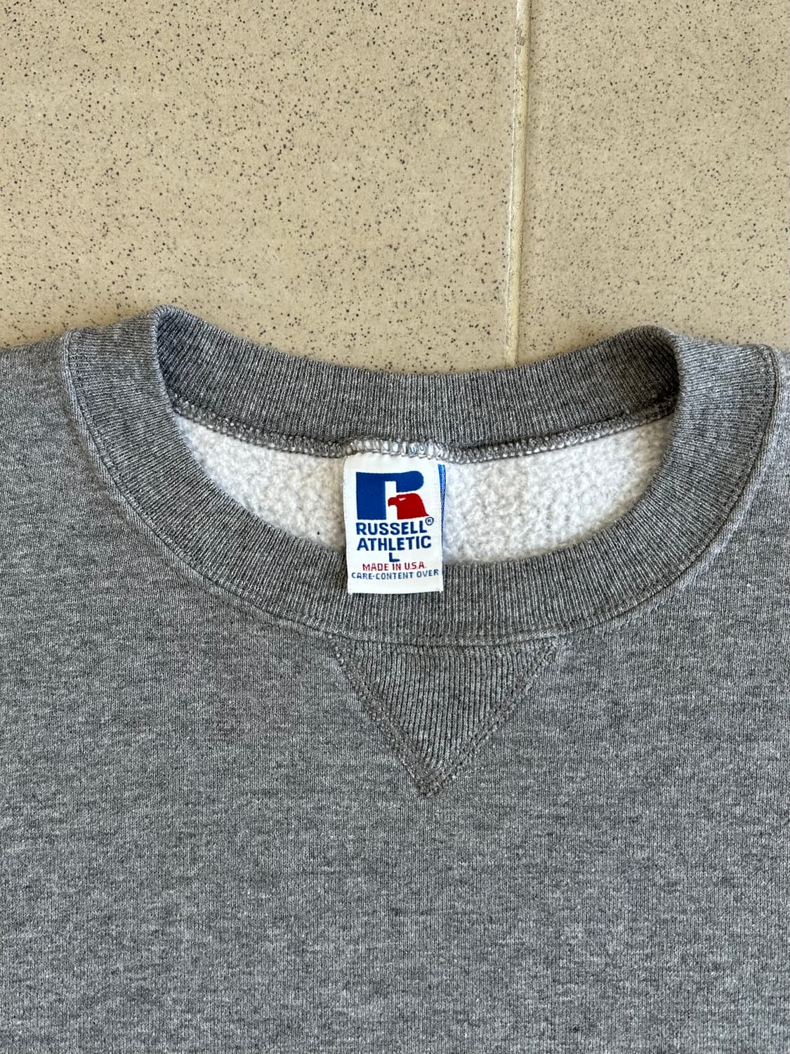 90s 빈티지 러셀 스웻셔츠 그레이 L USA 상품이미지6