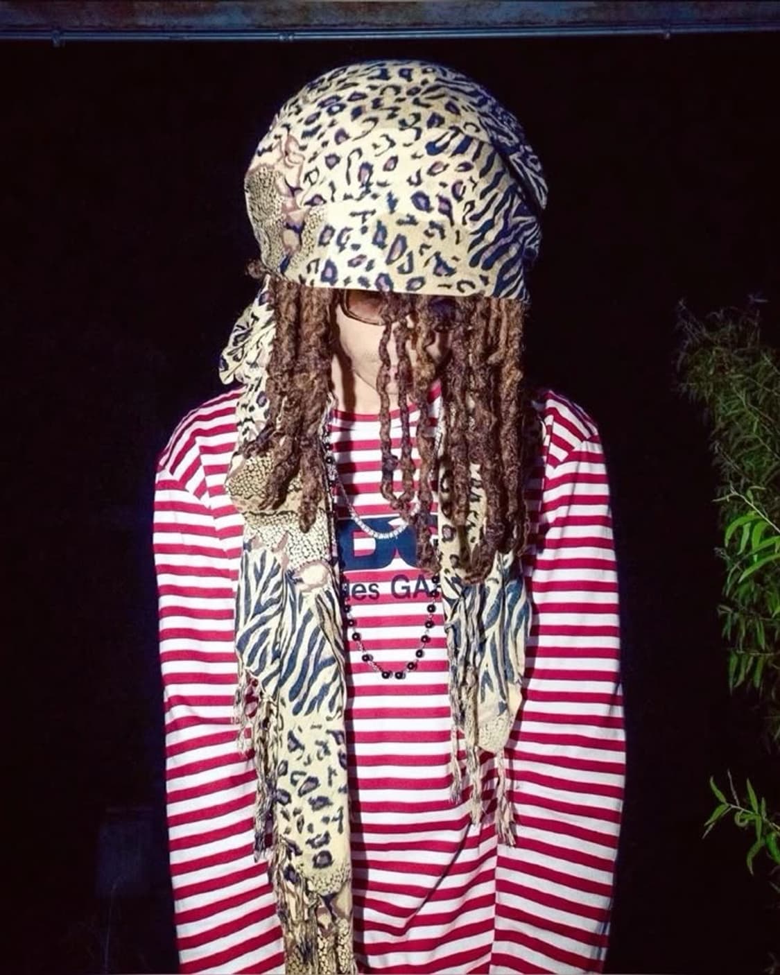 CDG 꼼데가르송 롱슬리브 티셔츠 스트라이프 네이비 상품이미지2