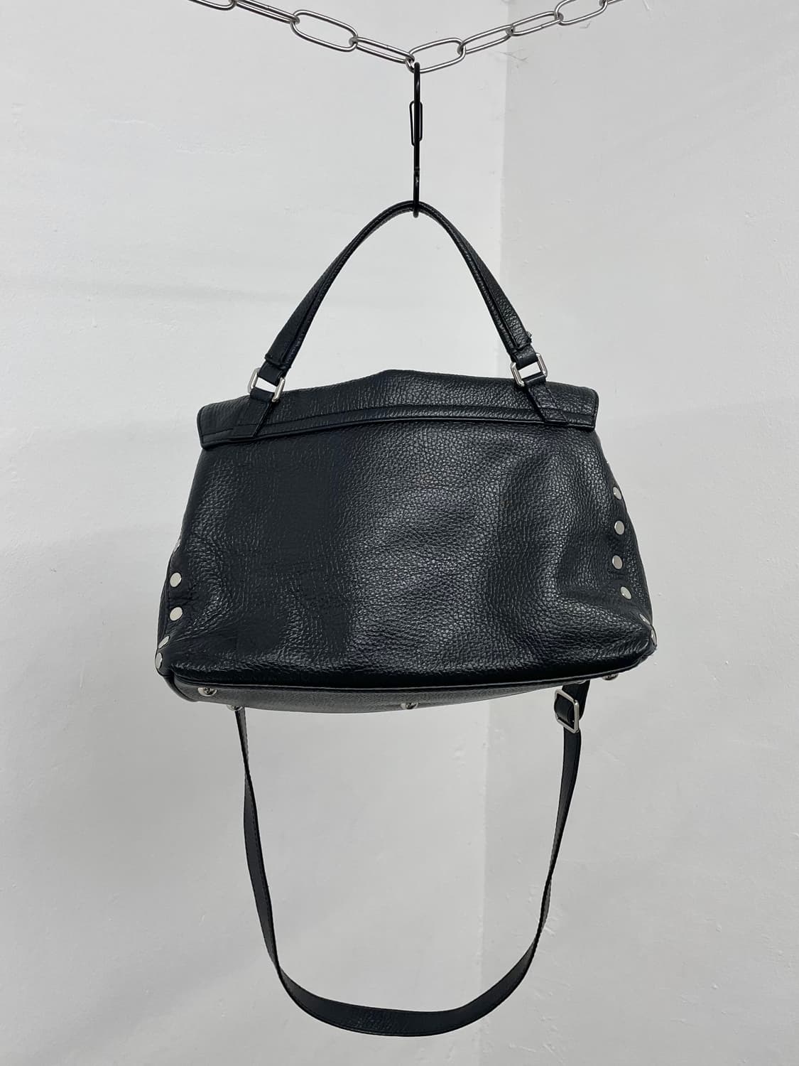 자넬라토 포스티나 스터드 버클 사첼백 상품이미지10