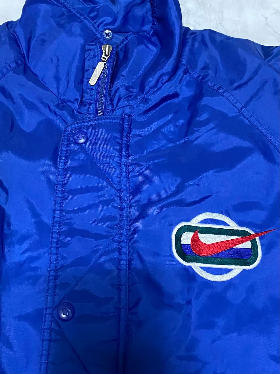 나이키 올드스쿨 빅로고 롱 돕바 패딩 110 상품이미지3