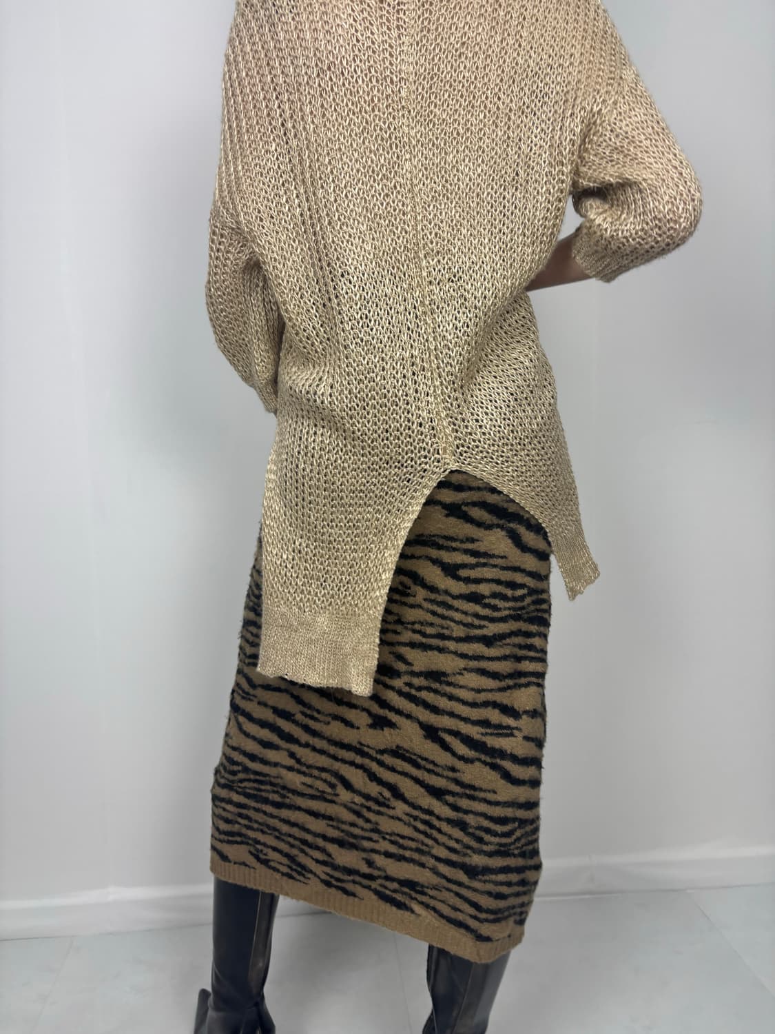 TIGER PATTERN LONG SKIRT 상품이미지5