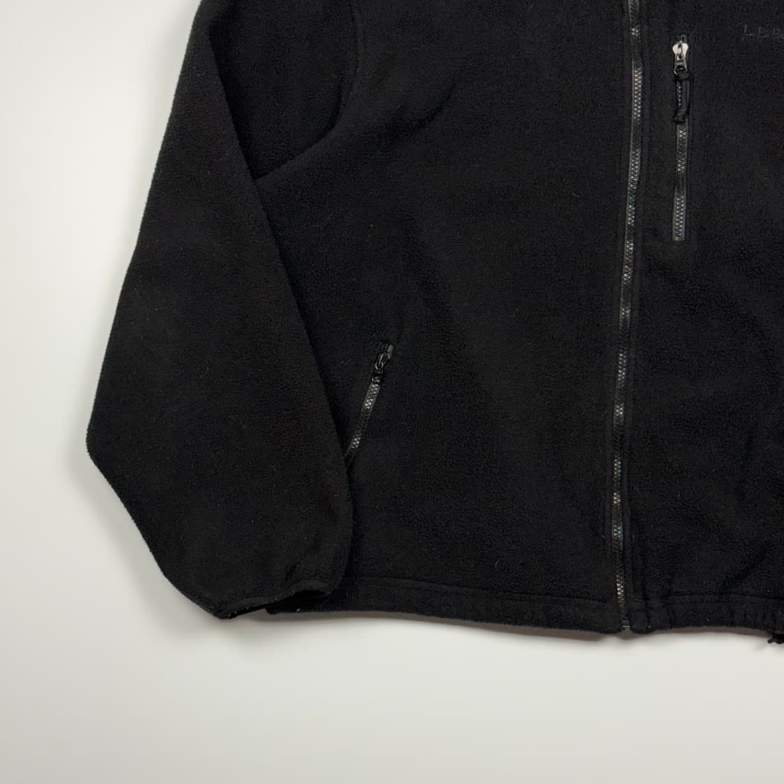 (110) 80s 엘엘빈 플리스 자켓 블랙 상품이미지4