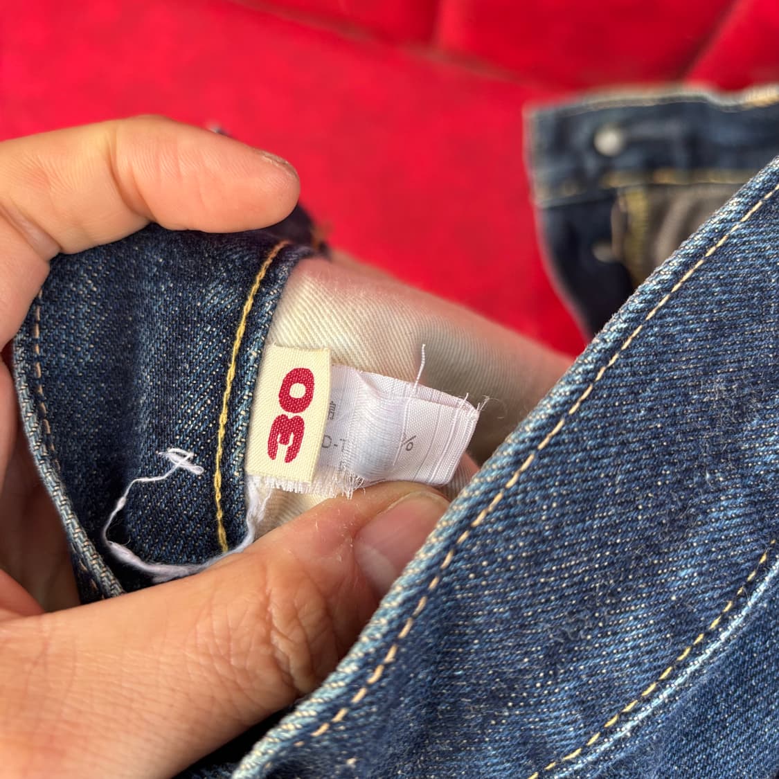 일본 헐리우드 런치 마켓 청바지 셀비지 상품이미지10