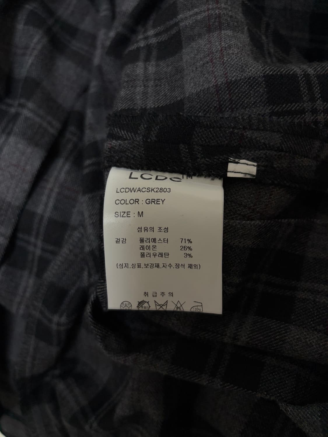 LCDC TM | Checked Pleats Midi Skirt 상품이미지4