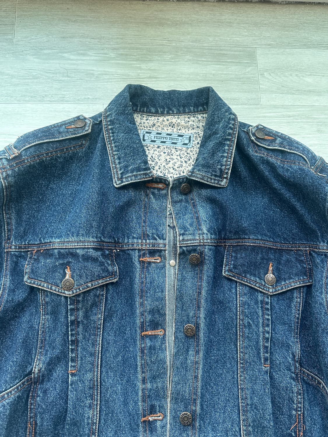 빈티지 데님 자켓 상품이미지2