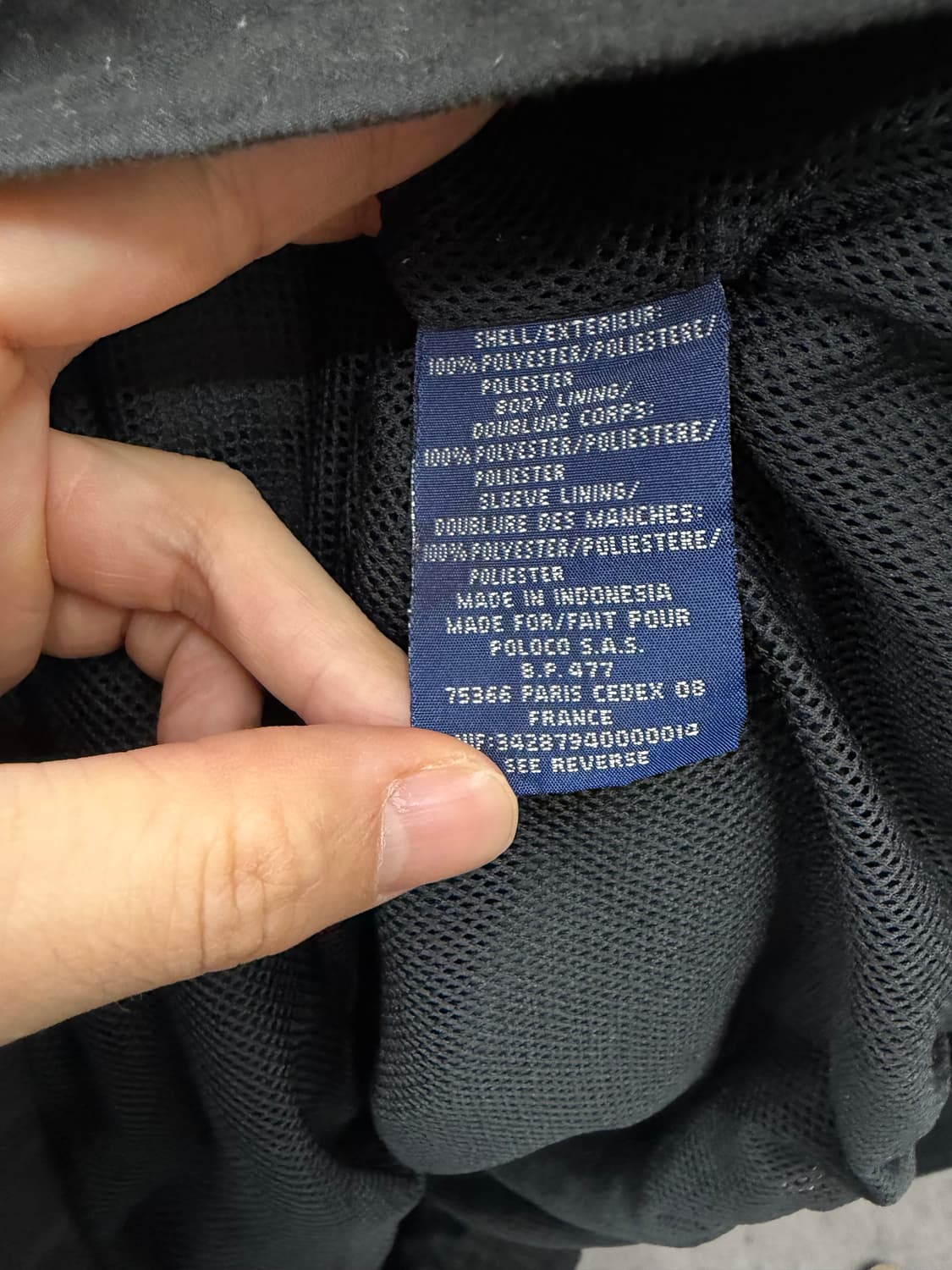 폴로 랄프로렌 블랙 하프집업 바람막이 상품이미지8