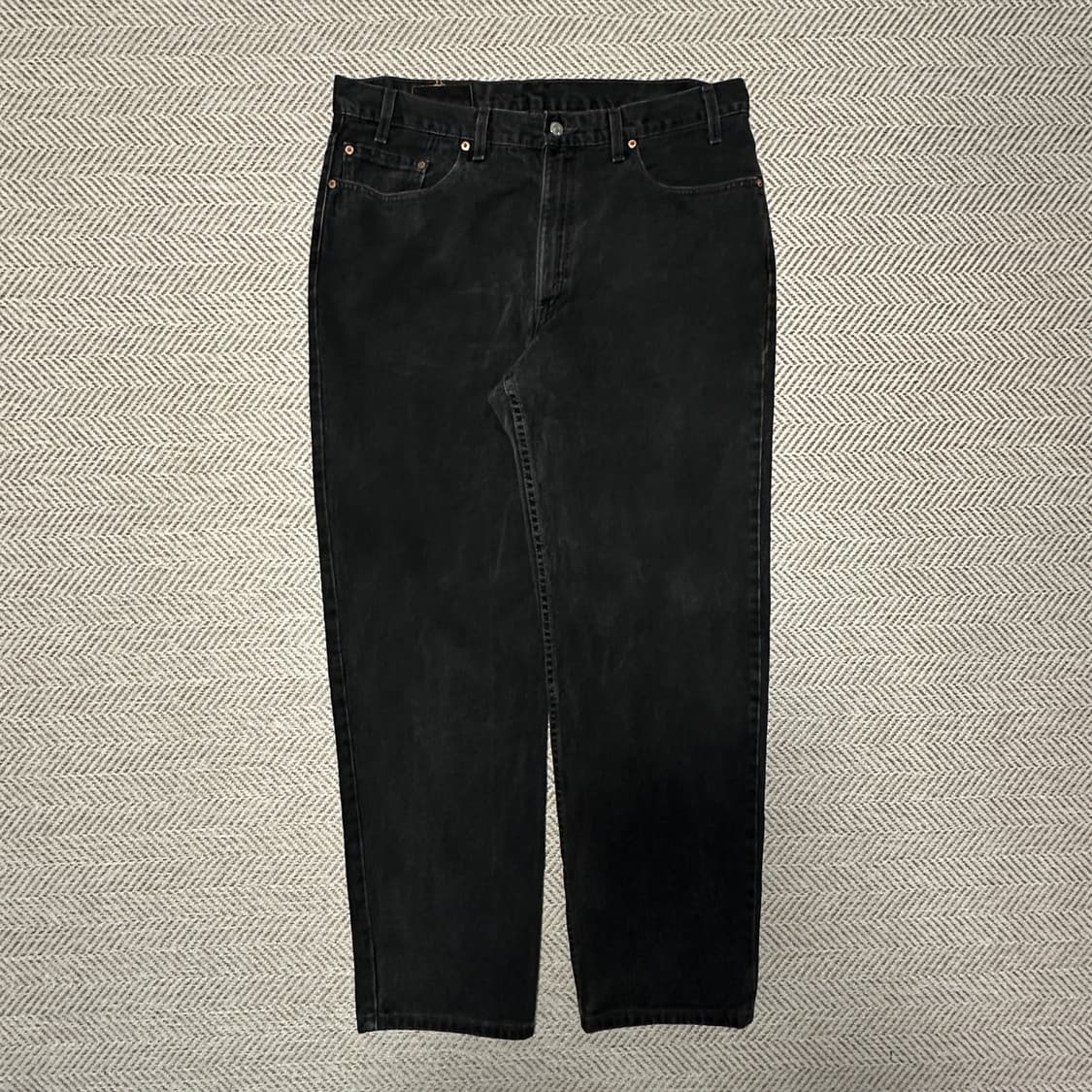 LEVI'S 550 00's usa made black jeans 상품이미지1