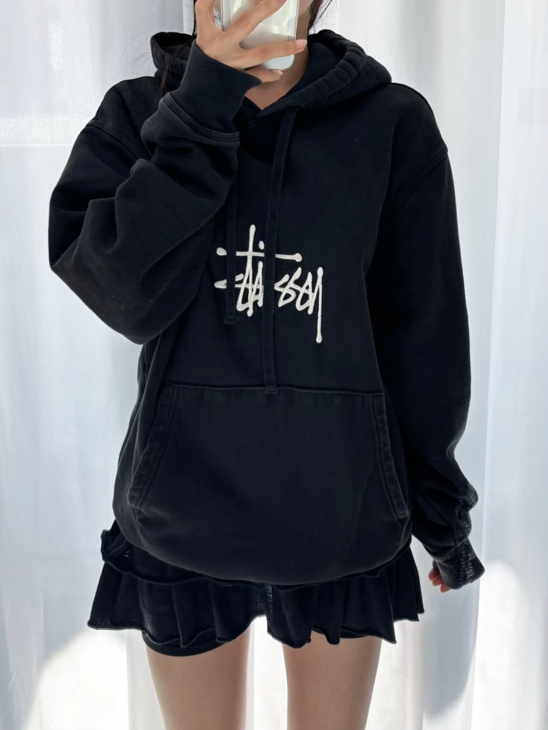 Stussy 스투시 블랙 후디 상품이미지1