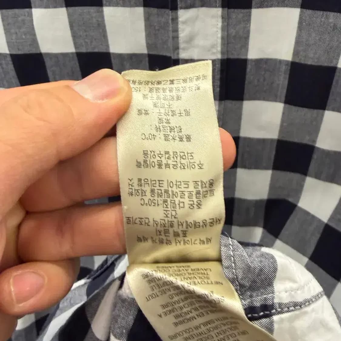 버버리 브릿 체크 반팔 셔츠 L 상품이미지7
