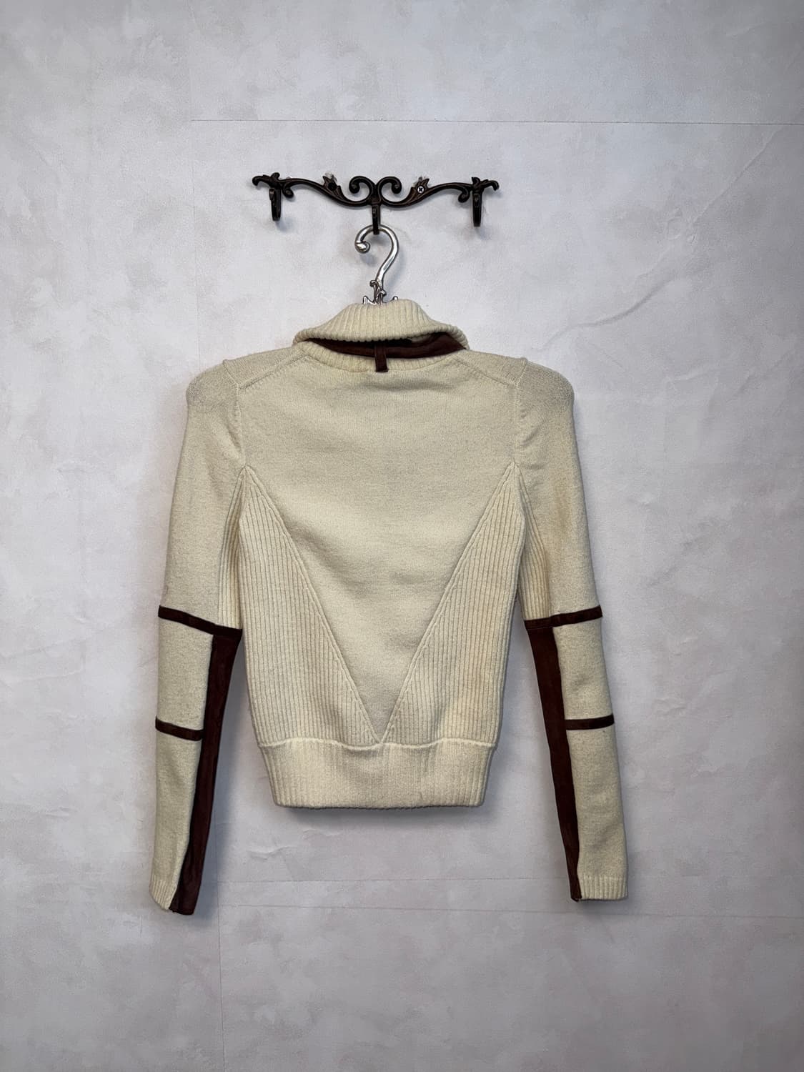 Armani Exchange wool suede knit zipup 상품이미지6