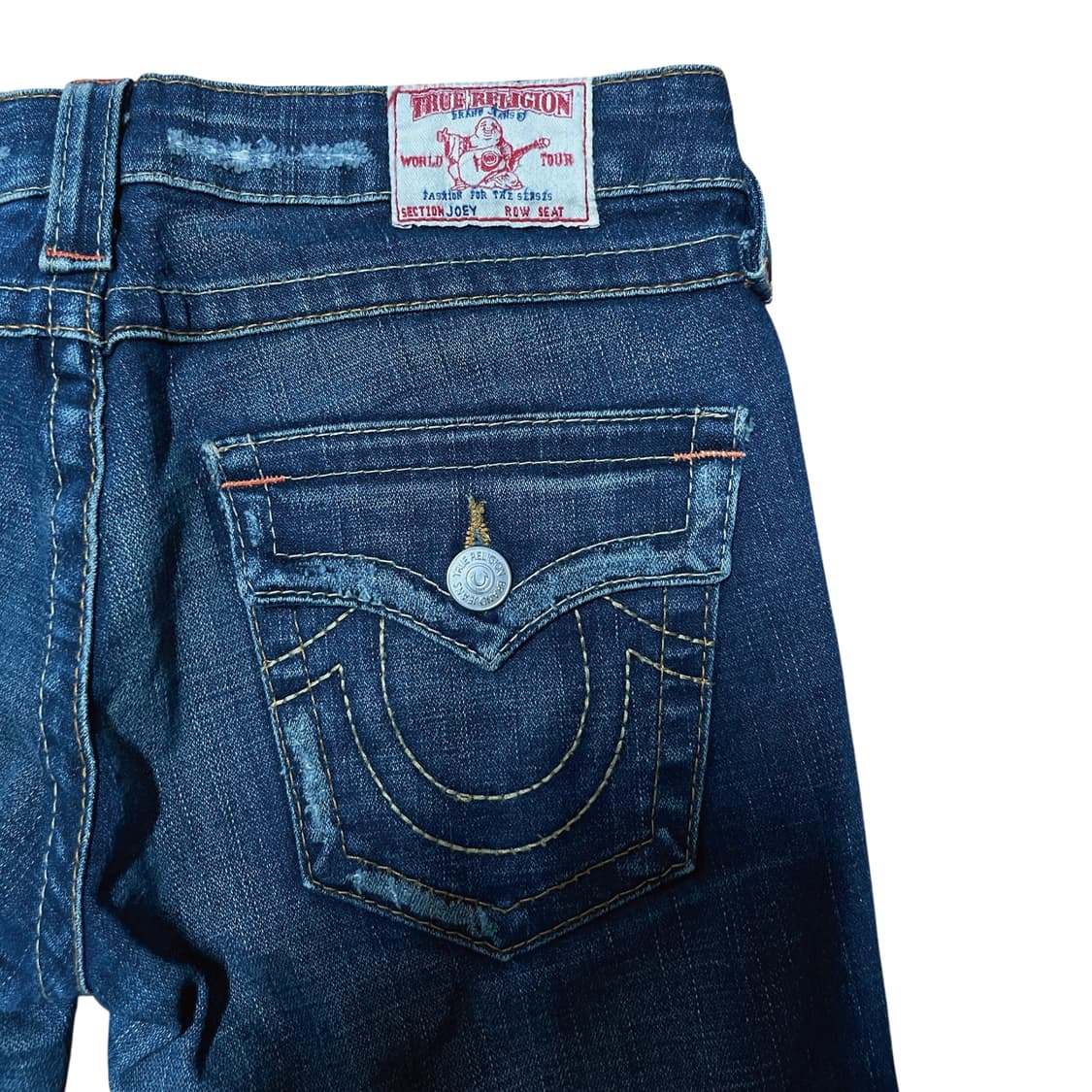 True Religion Joey Raw Rise Bootcut Jean 상품이미지4