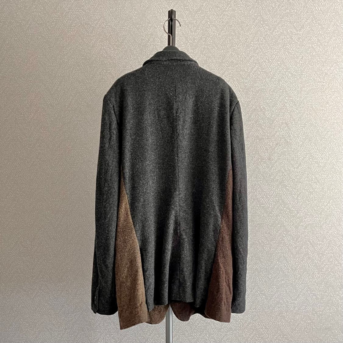 꼼데가르송 옴므 듀 바이컬러 축융 울 자켓 상품이미지3