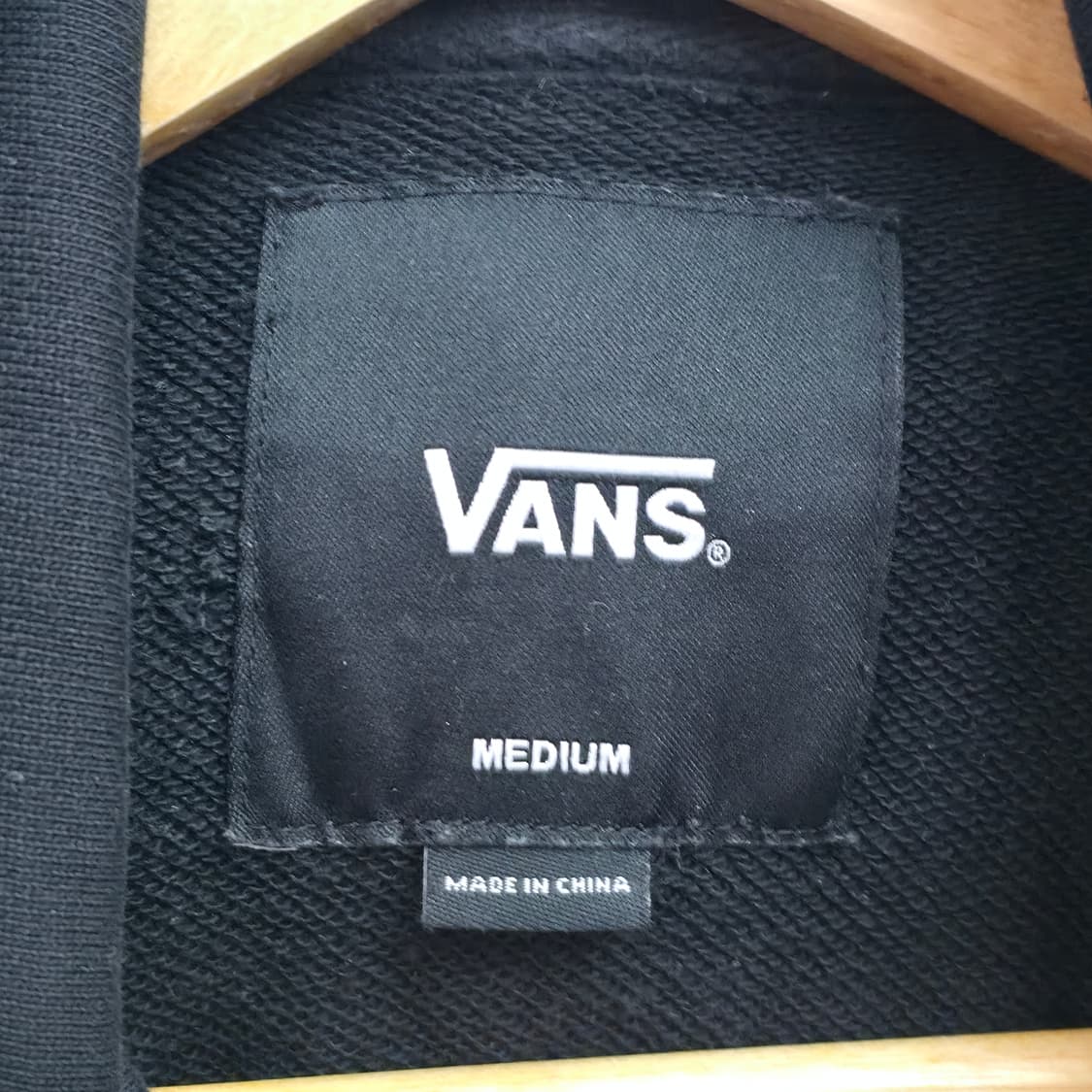 [M] 반스 블랙 후드티 상품이미지6