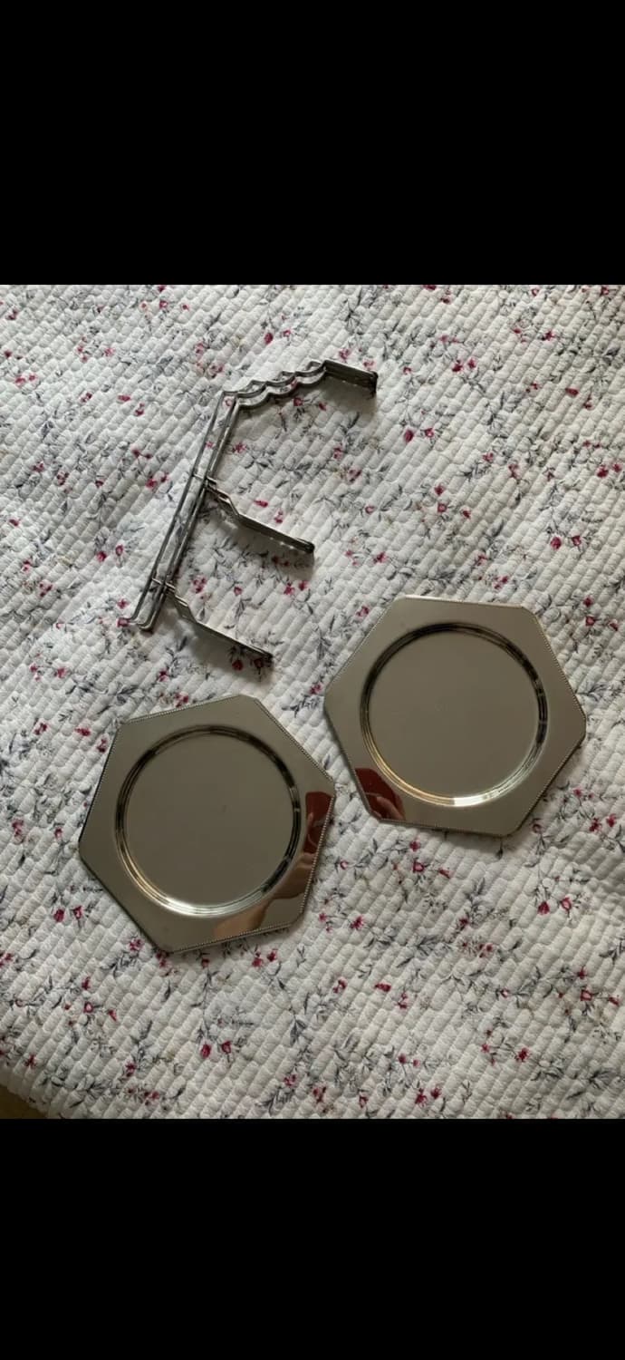 빈티지 올드홀 스테인레스 2단스탠드  상품이미지4