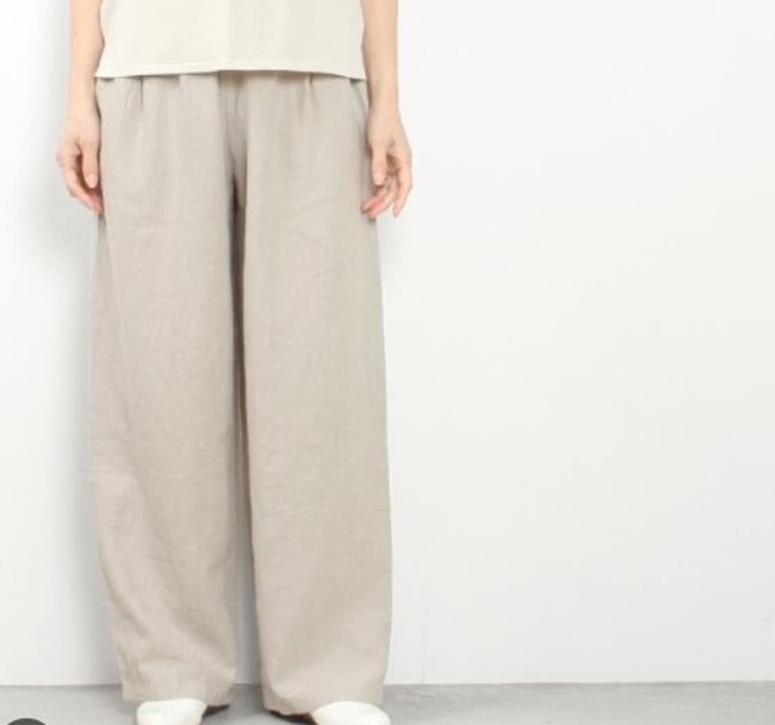 evam eva (made in japan) 에밤 에바 리넨 팬츠 상품이미지1