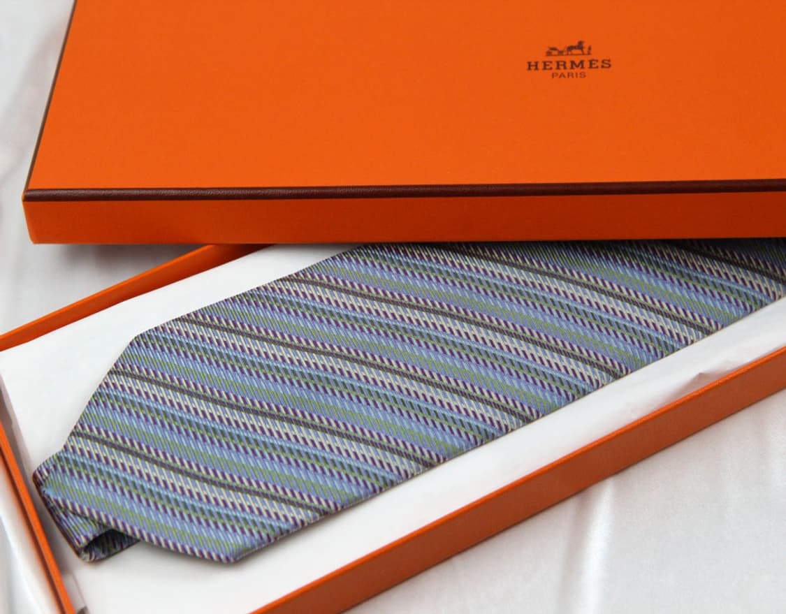 에르메스 8.6cm A등급 남자 명품 넥타이 상품이미지2