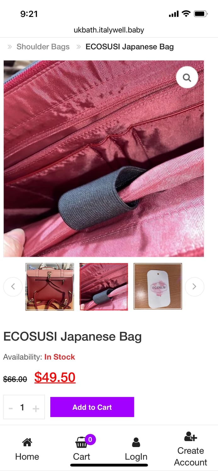 ECOOSUSI 일본 가방 상품이미지3