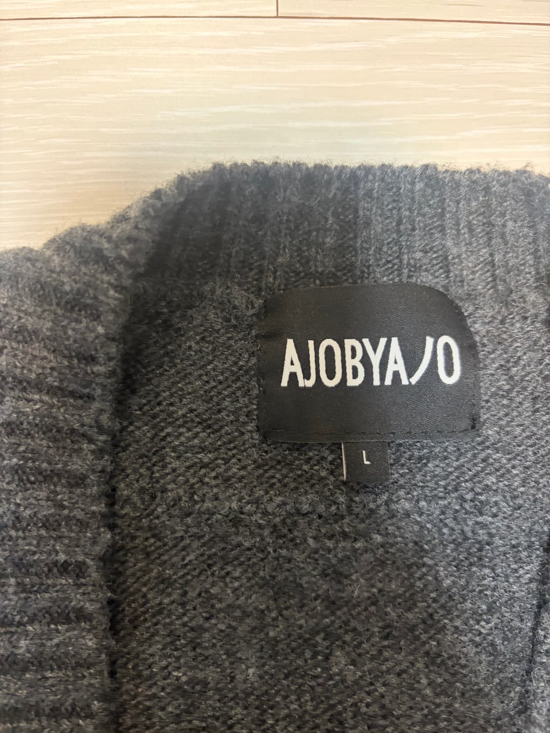 아조바이아조 더블 버튼 니트 가디건  상품이미지3