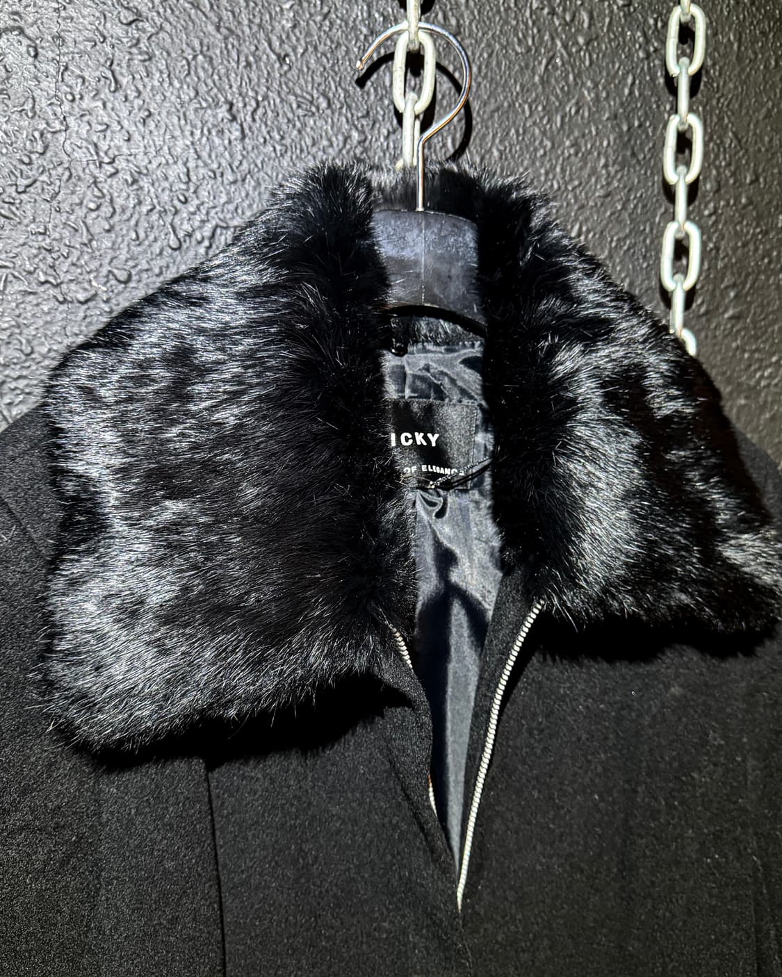 VICKY – Black cashmere long coat  상품이미지3