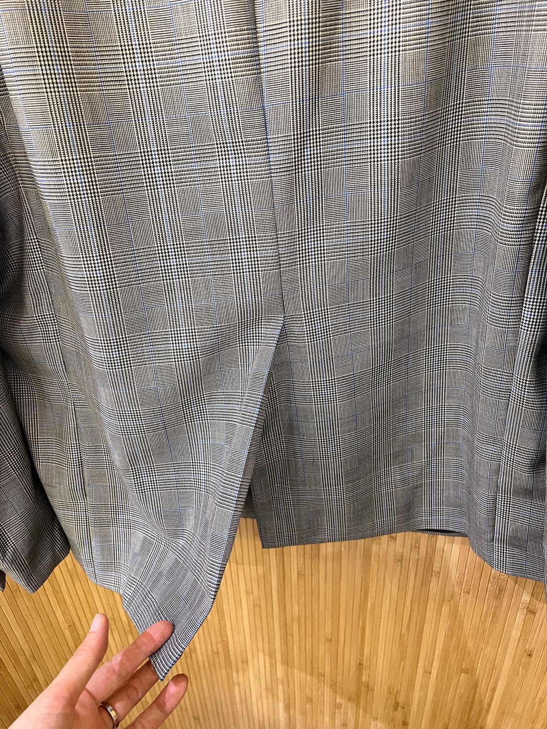 MNGU 체크 패턴 블레이저 자켓 판매 상품이미지6