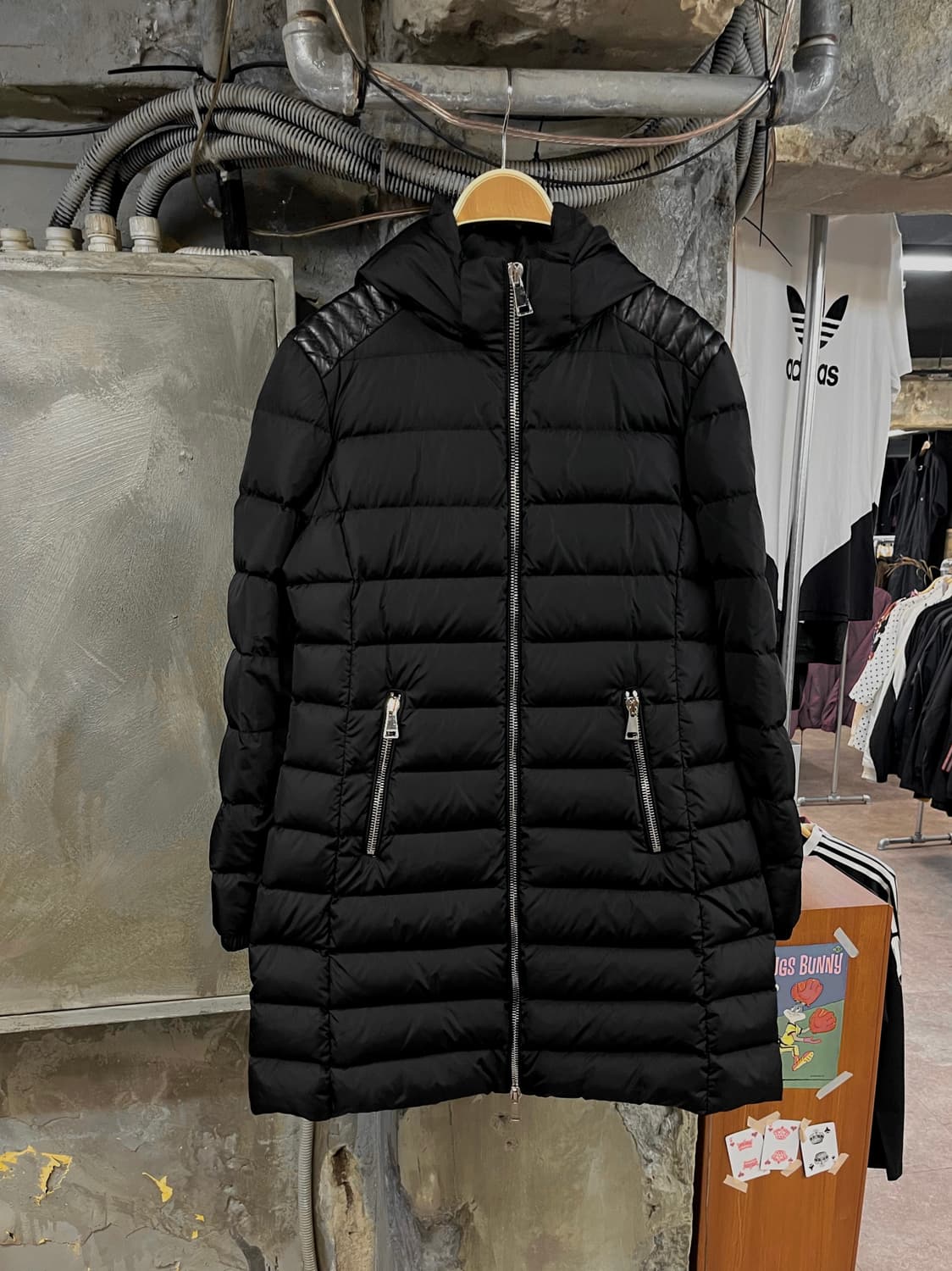 몽클레어 오로핀 구스 다운 롱패딩 블랙  #csz2174 상품이미지1