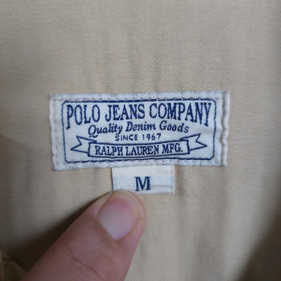 남성용 폴로진 Polo Jeans 워크 자켓 M 상품이미지7