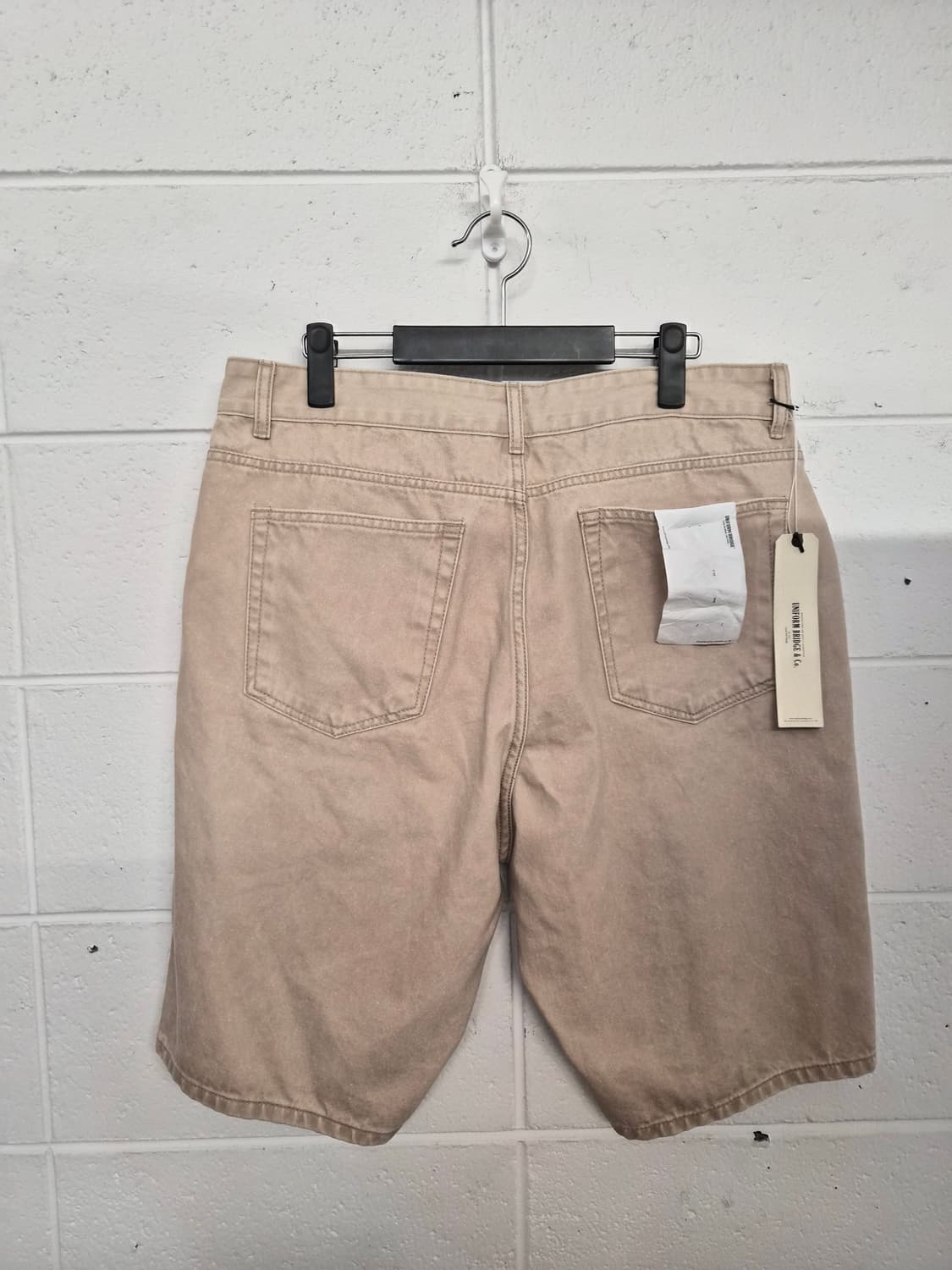 새제품 XL) 유니폼 브릿지 원턱 데님 쇼츠 팝니다 상품이미지2