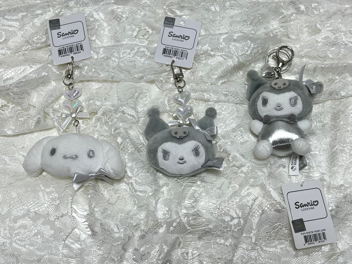 산리오(시나모롤, 쿠로미) 실버 키링 상품이미지7