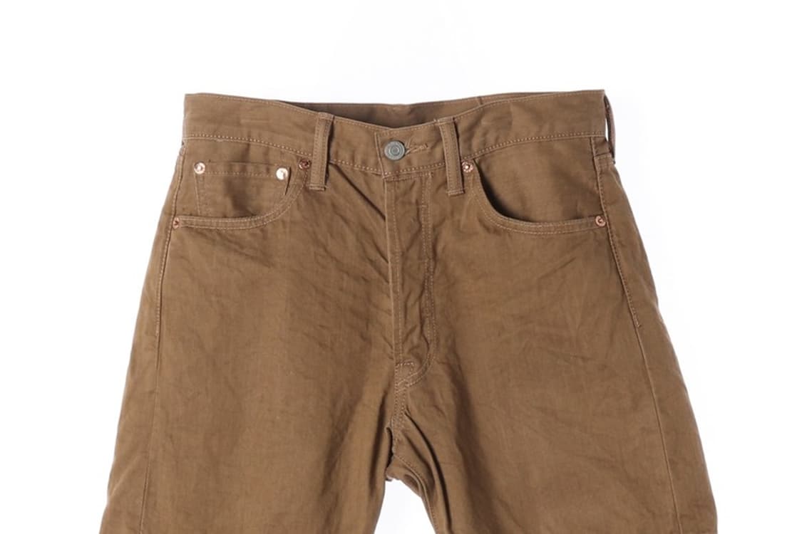 리바이스 501 브라운 코튼 숏팬츠 29 상품이미지3