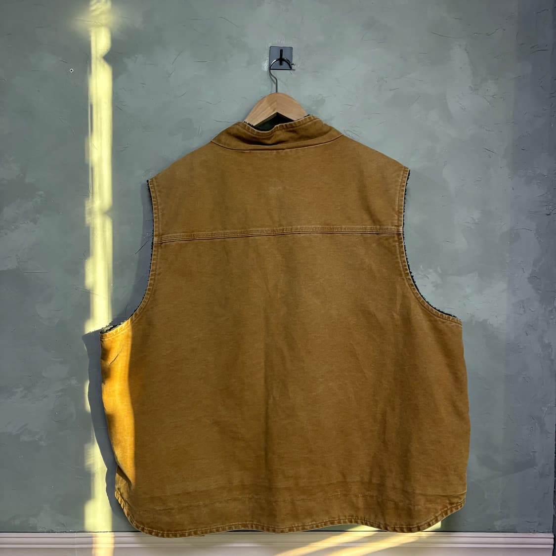 3XL 칼하트 양털 쉐르파 덕 액티브 자켓 베스트 카멜 된장 상품이미지4