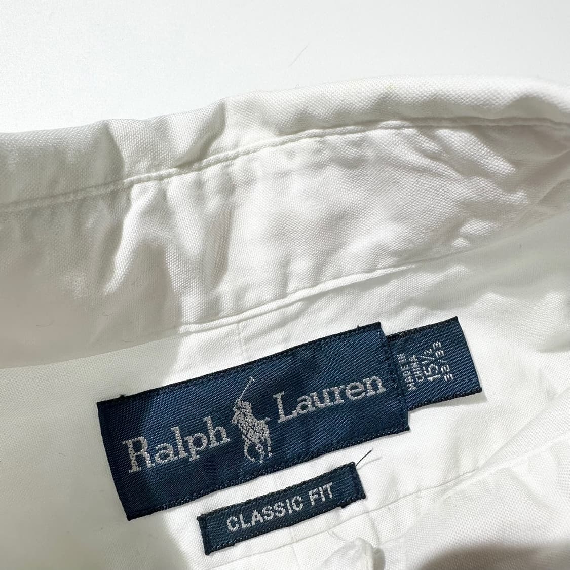 폴로 랄프로렌 클래식핏 셔츠 화이트 상품이미지4