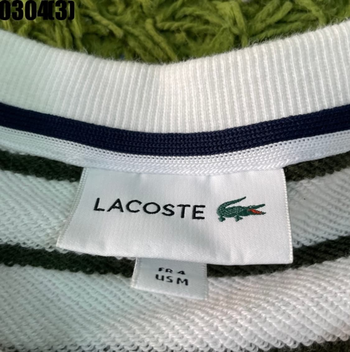 라코스테 스트라이프 맨투맨 상품이미지3